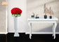 Mat Beyaz Yer Vazoları Ev Eşyaları Dekoratif Ürünler Trompet Fiberglas Masa Vazoları