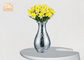 Modern Fiberglas Masa Vazo Ev Eşyaları Dekoratif Ürünler Gümüş Mozaik Cam Vazolar