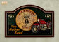 Ev Dekor Antika Ahşap Duvar Plaketler Reçine Motosiklet Duvar Dekor Pub Işaretleri