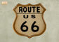 Route 66 Anahtar Kutusu Ahşap Duvar Plakları Ahşap Anahtarlıklar
