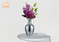 Yapay Çiçekler Ev Dekorasyonu İçin Fiberglas Masa Vazo Gümüş Mozaik Cam Vazolar